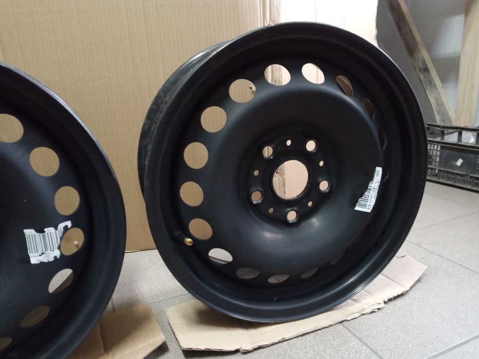 TSM Felgi Stalowe 5x112 15" Kołpaki VW Audi Seat Skoda Polo Golf Passa