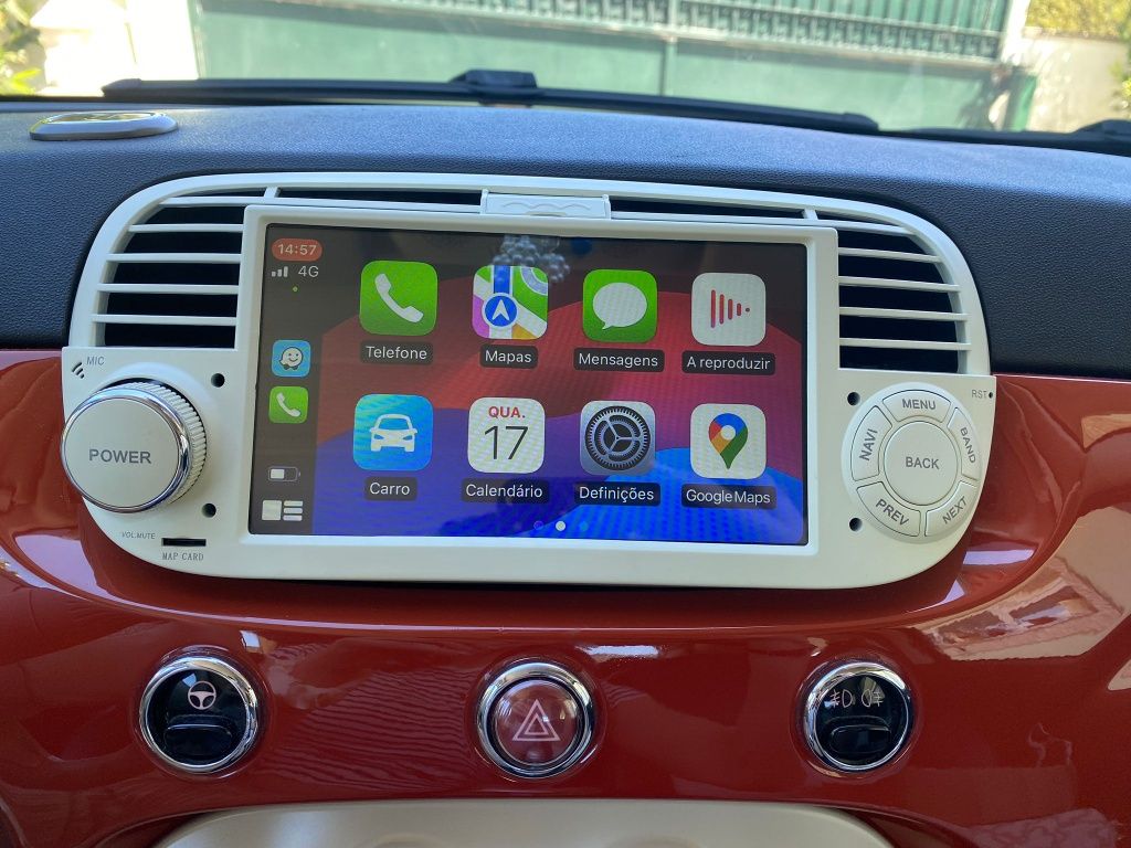 Radio Android 12 – FIAT 500 – 2007 A 2014 *NOVOS E SELADOS*