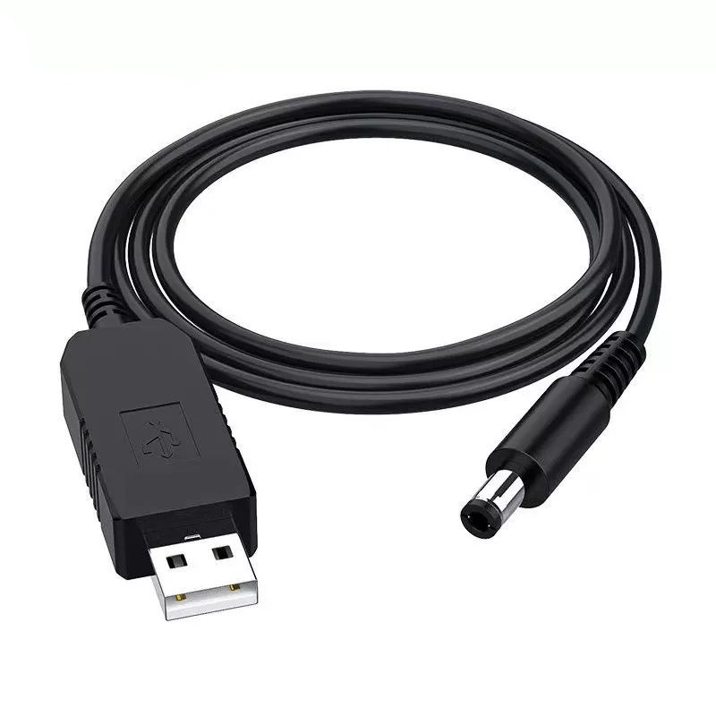 Кабель питания USB - DC 5.5x2.1 мм c преобразователь 5V—12V роутер