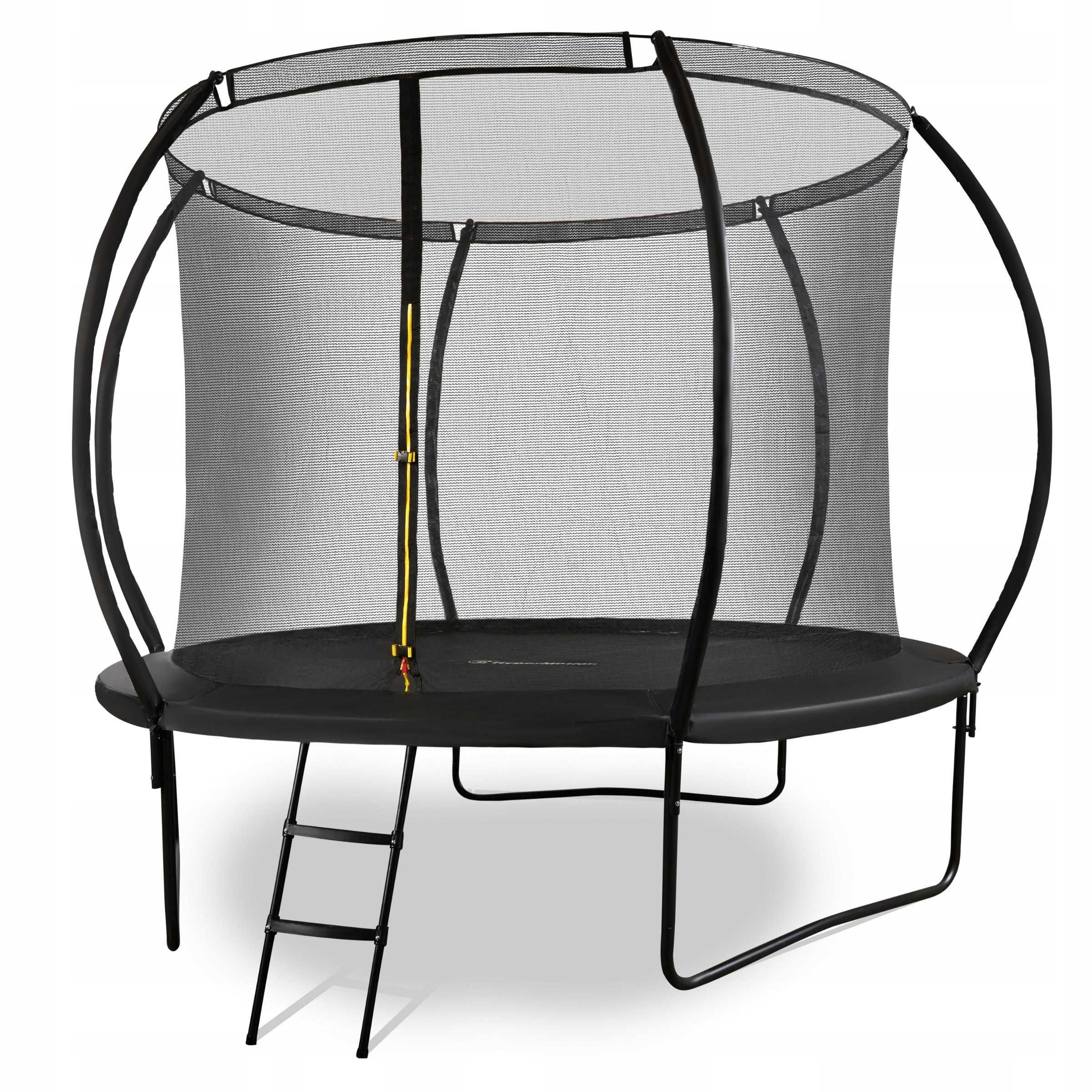 NOWA Trampolina Dla Dzieci Ogrodowa Drabinka Siatka Szybkoschnąca 10FT