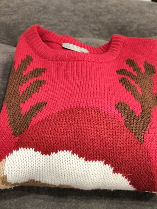 Sweterek świąteczny 134 Boże Narodzenie