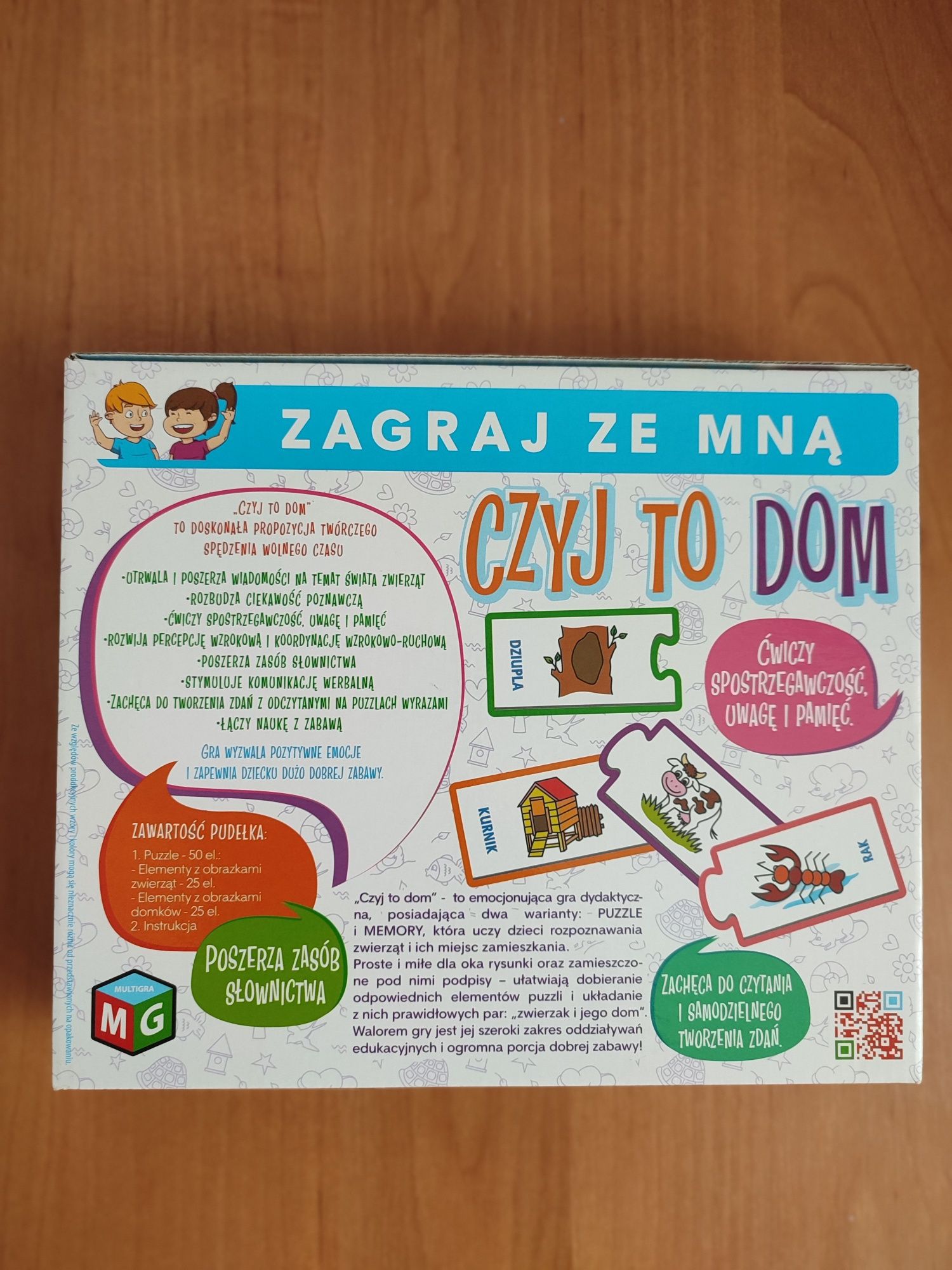 Gra edukacyjna Czyj to dom