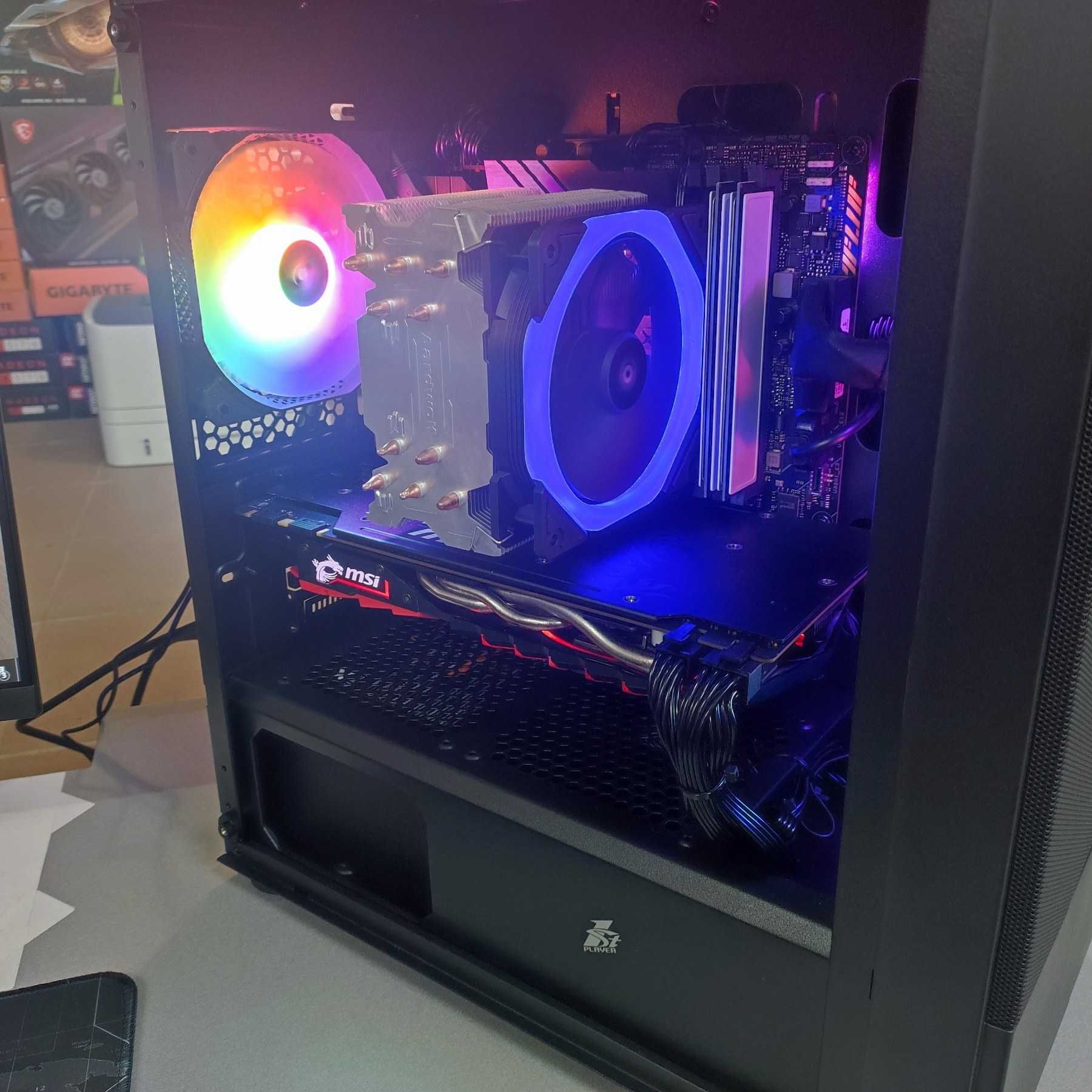 Компютер Intel Core i5-14400f, MSI GTX 1080 8GB, 16GB DDR4, SSD 480GB