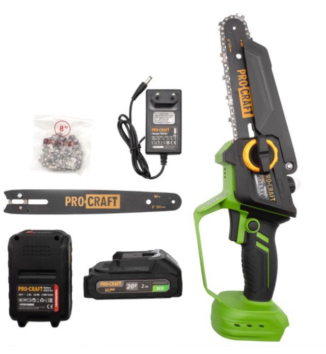 Акумуляторна ланцюгова пила ProCraft PKA‑46 (BMC) 2шт.АКБ