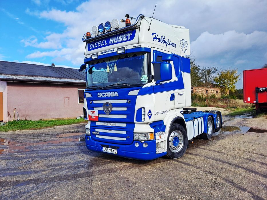 Scania R500 V8 Boogie 6x2 Full Air Analog Tarczka Alu Felgi