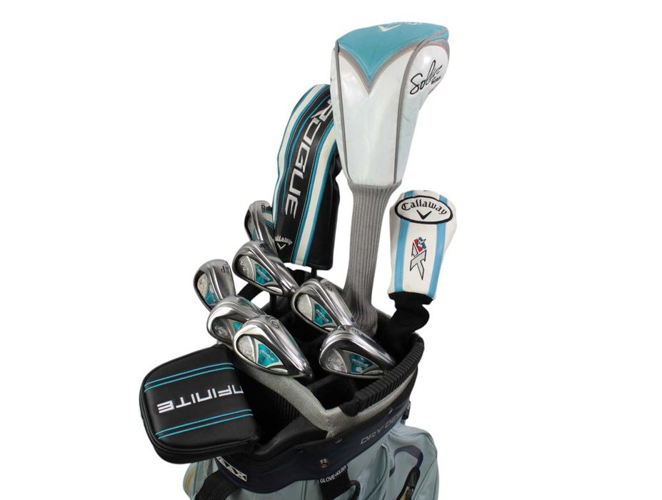 Zestaw damski Callaway ROGUE kije golfowe do golfa Solaire Wilson XR