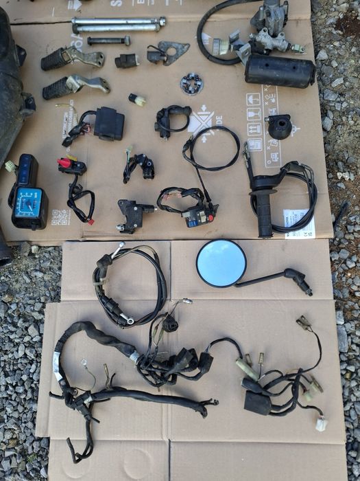 Kawasaki klr 650 części błotnik  moduł kanapa