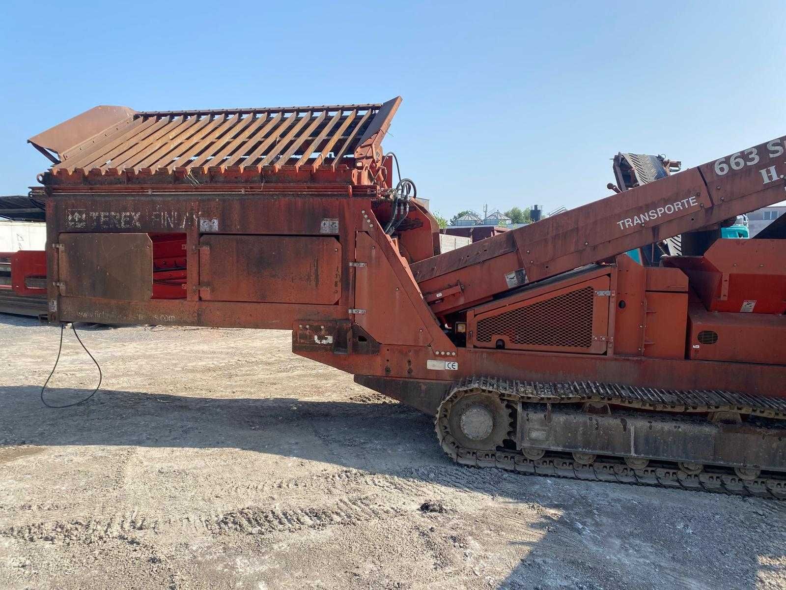 Przesiewacz mobliny TEREX- FINLAY 663 Sortownik 2131h Oryginał