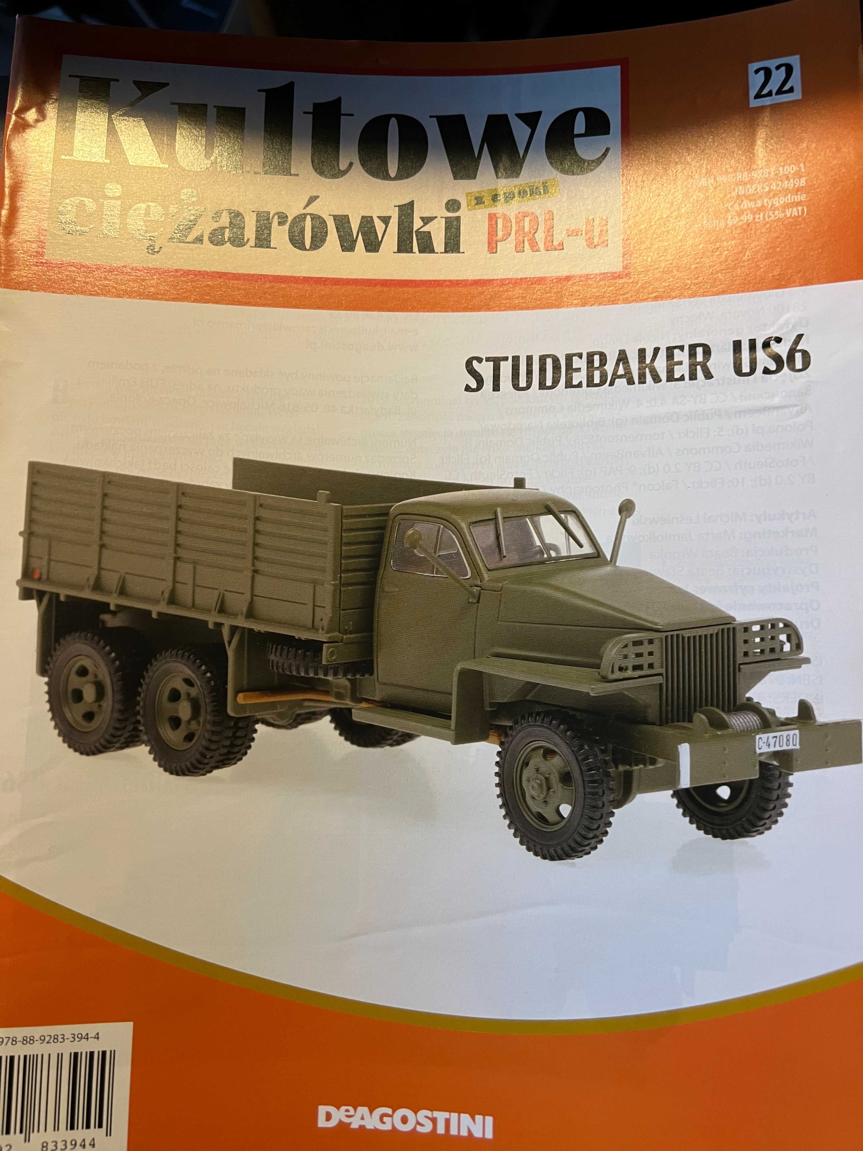 Ciężarówka PRL-u skala 1:43 STUDEBAKER US6