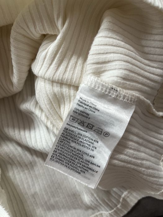 Klasyczny top z prążkowanej bawełny H&M S/M