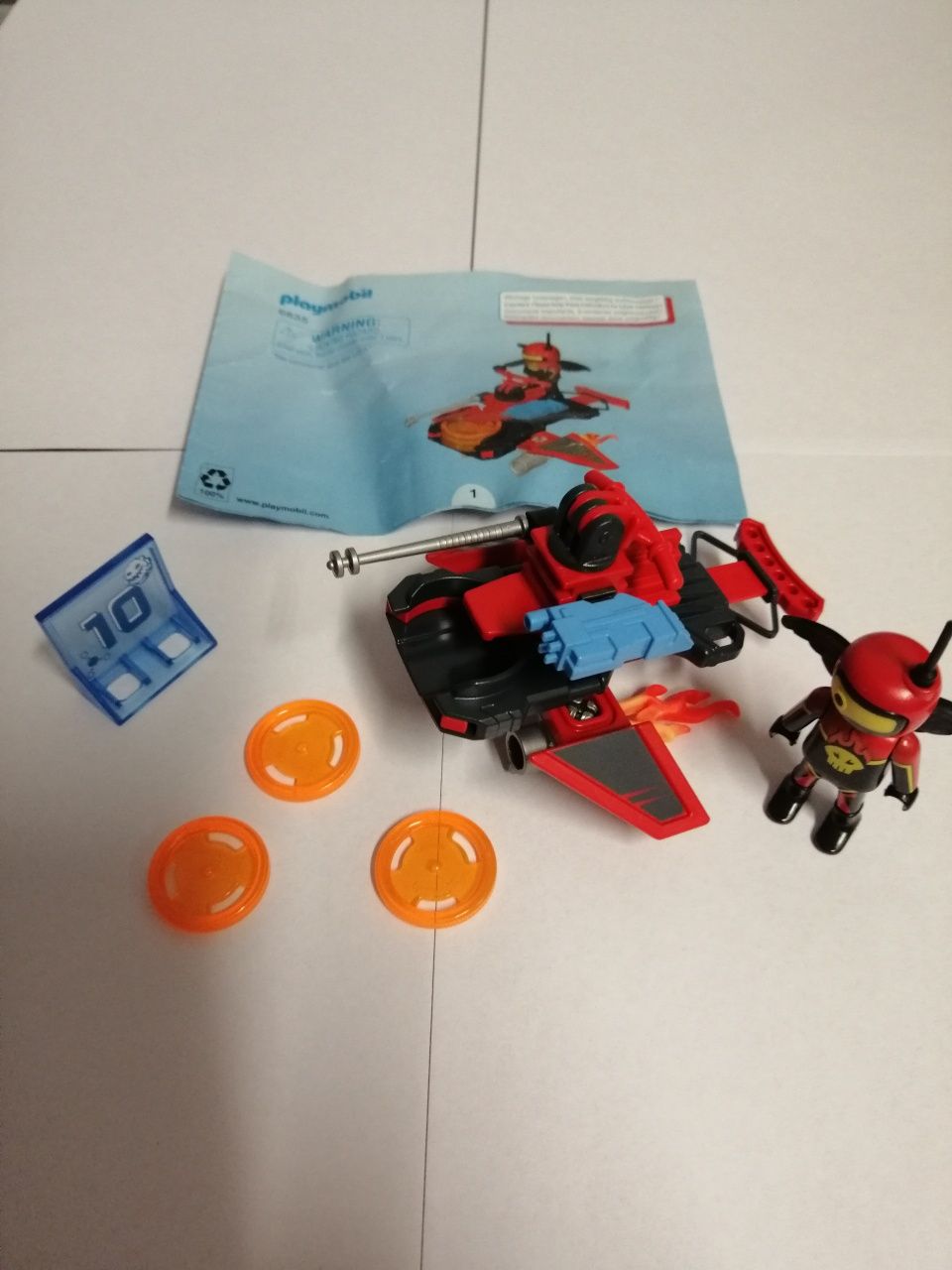 Sprzedam Playmobil 6835 FIREBOT z wyrzutnią dysków.