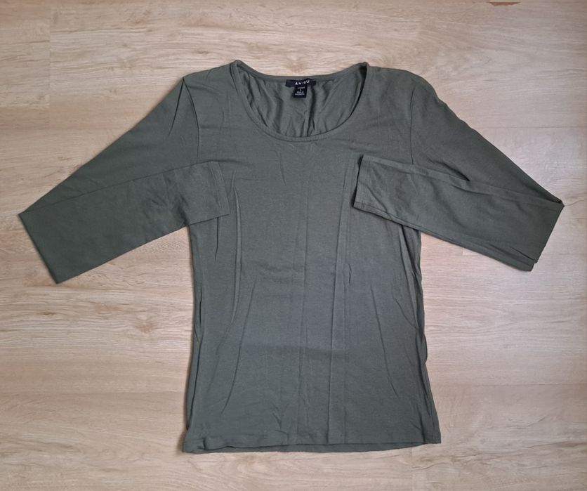 Bluzka z długim rękawem,koszulka damska,na codzień,lekka,miła Amisu