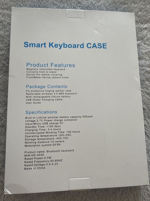Чохол клавіатура Smart Keyboard CASE IPAD AIR