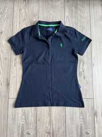 Koszulka t-shirt Polo Ralph Lauren granatowa zielona S bawełna