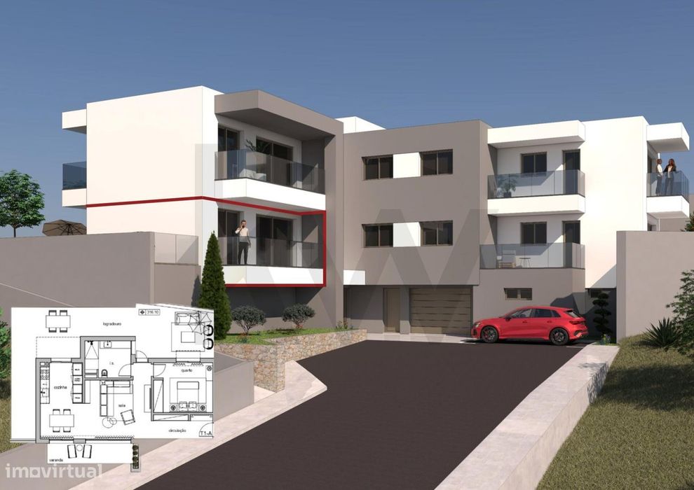 Apartamento T1 Em Santo António