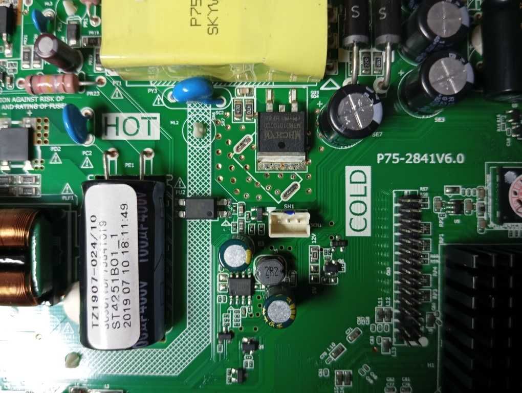 P75_2841V6.0 IP-LE410983 Main Board Silver