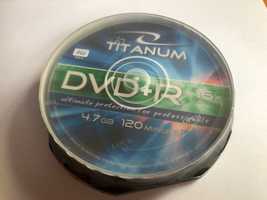 Płyta płyty czyste DVD+R  Titanum 4,7GB (10 szt)