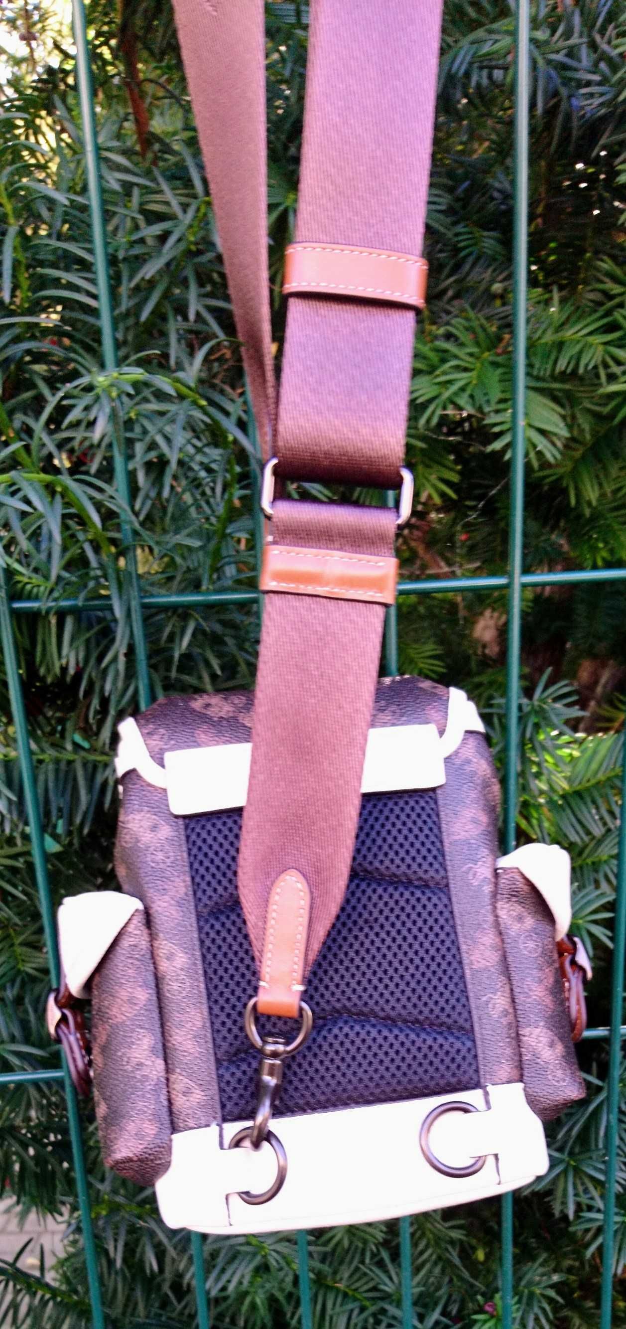 •	Coach torba/plecak  Hitch Mini Horse  Carriage Print Backpack