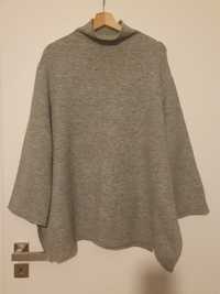 Szary, używany sweter Zara rozmiar M.