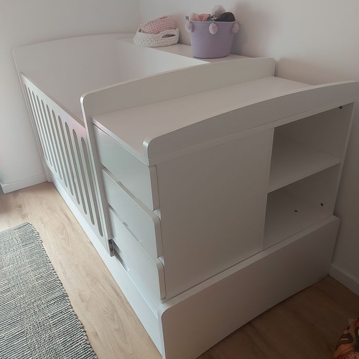Berço convertível Trama + Cama Inferior Solteiro