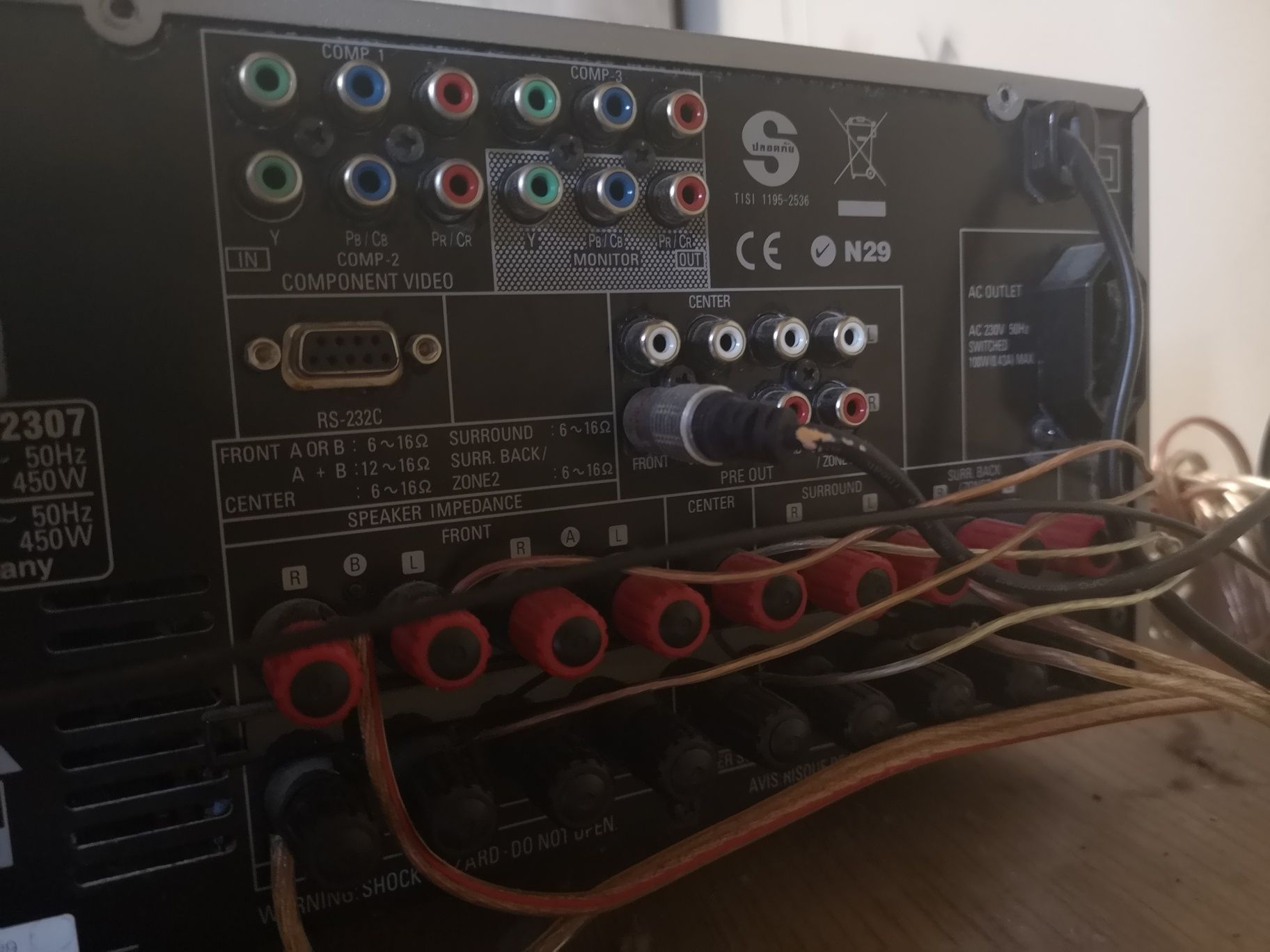 Denon avr-2307 7.1  135w rms x7