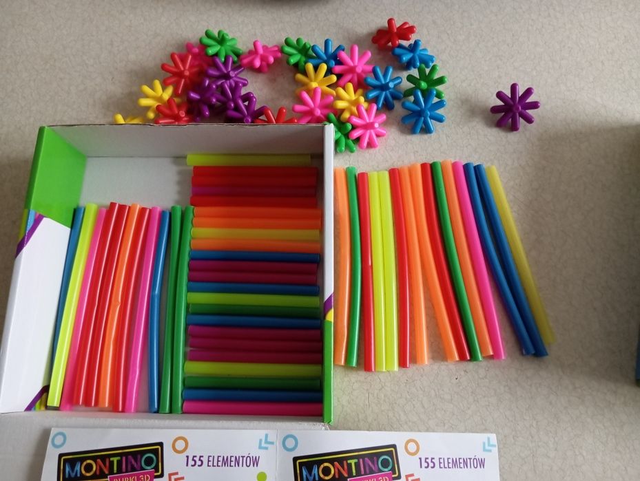 Zabawka logiczna, układanka, rurki 3D