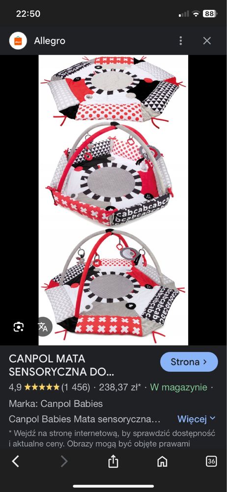 Mata kontrastowa canpol