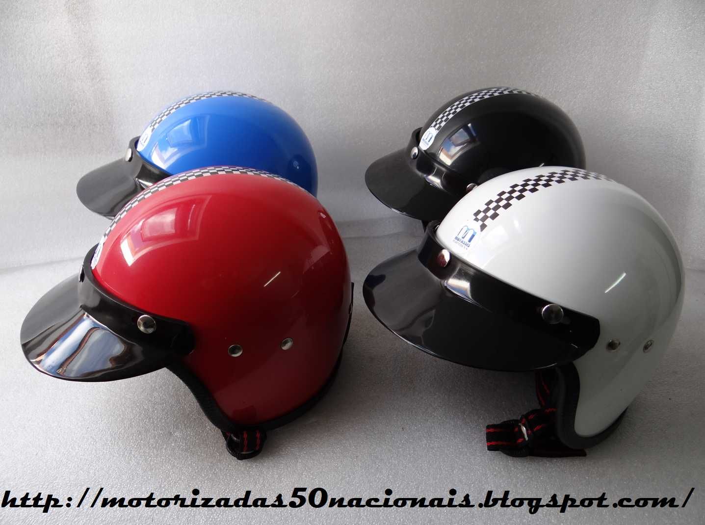 Capacete Mod. Astronauta Motasis Homologados c/ Pala