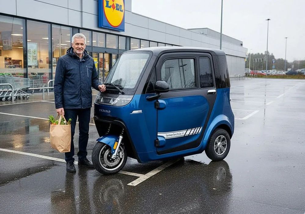 iamelectric Inny Autko elektrycznye FLIPPER na dow. osob. lub AM Raty Bateria Litowa