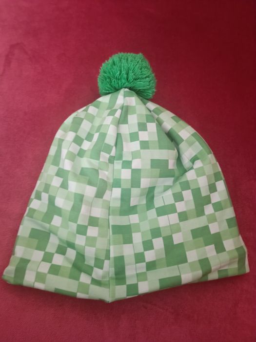 Czapka zimowa na polarze dla chłopca minecraft r.L