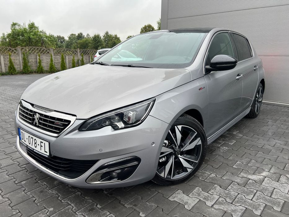 Peugeot 308 Bezwypadkowy, GT LINE, grzane, automatyczne skóry, kamera, panorama