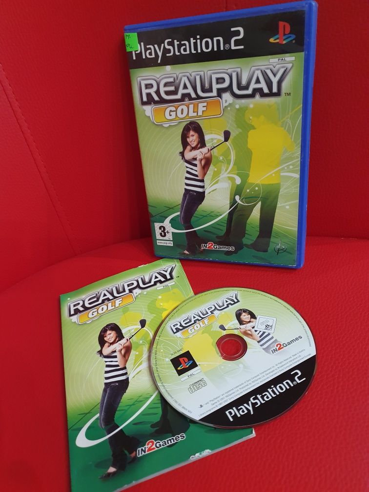 Gra gry ps2 playstation 2 Realplay Golf unikat w bdb stanie