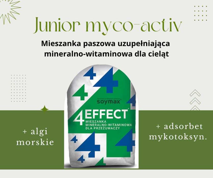 Premix dla cieląt Junior 25kg. Mieszanka minerałów, witamin