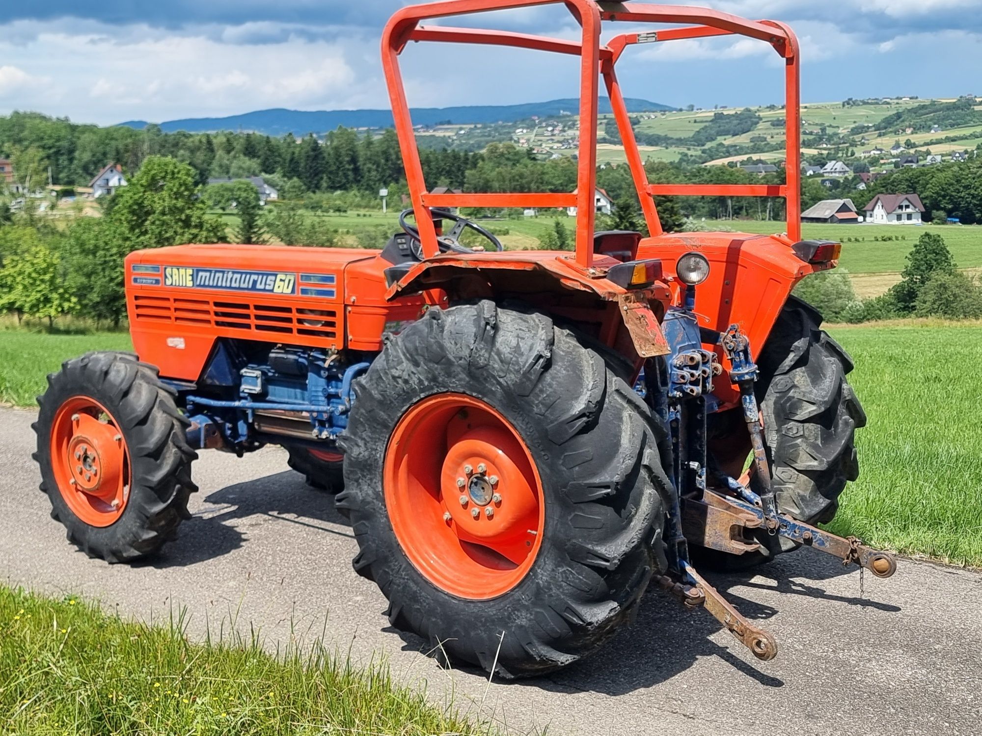 Ciągnik Same Minitaurus 60. Napęd 4x4, REWERS, Pełzaki*