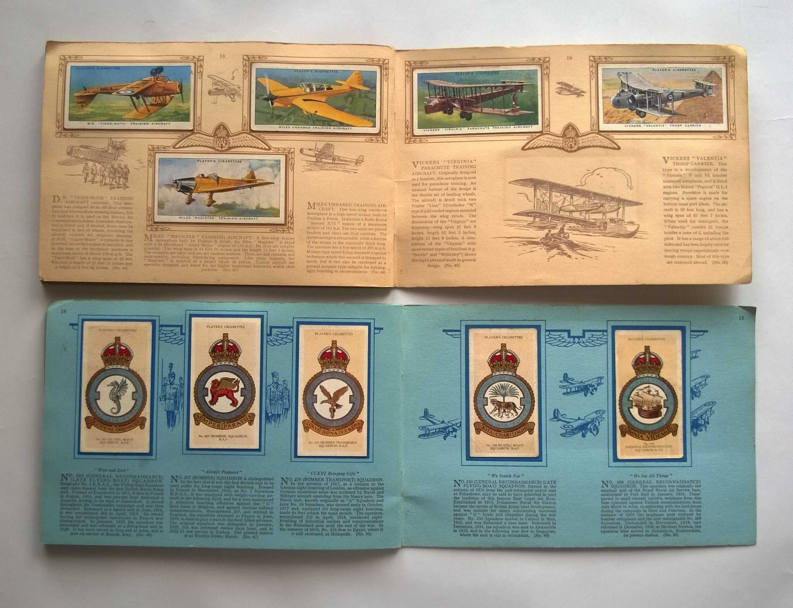 Album Aircraft of The Royal Air Force Samoloty Anglia