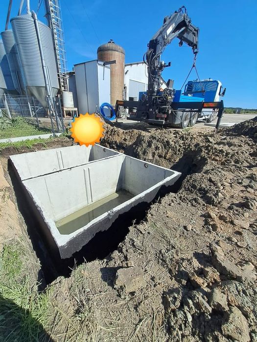 Szambo Szamba Betonowe Zbiorniki Gnojowice Wode Deszczowa Wykop+Montaż