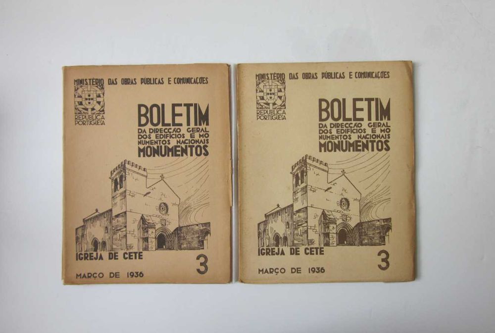 BOLETIM da D. G. dos Edifícios e Monumentos Nacionais [Nºs 01 a 10]