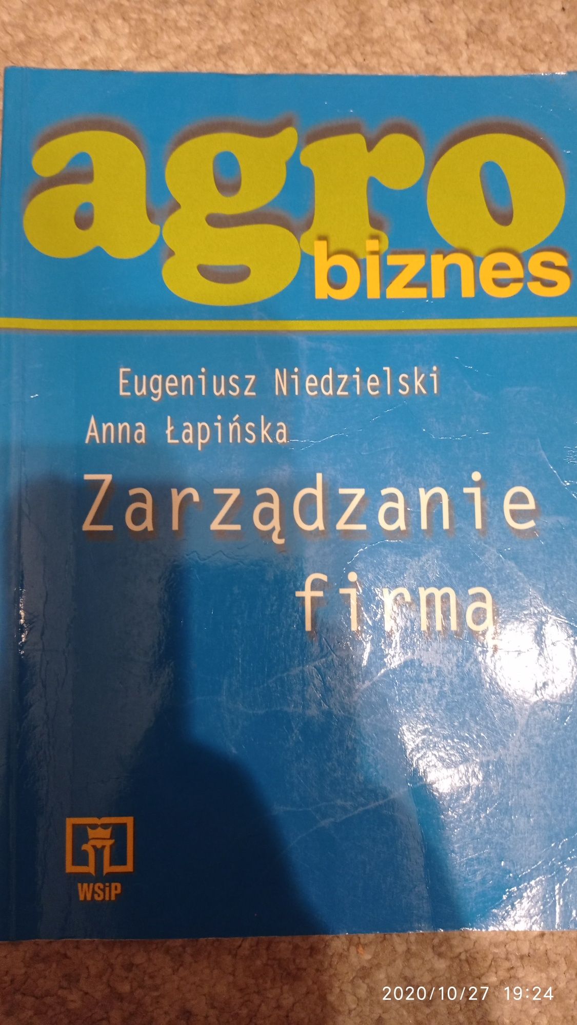 Książka Agro biznes Zarządzanie firma Niedzielski Łapińska