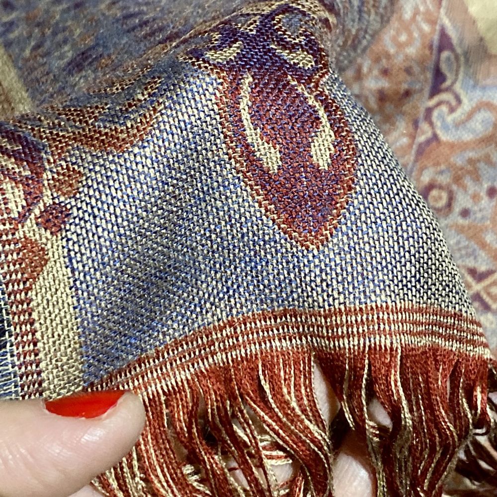 Elegancki duży szal z pashminy