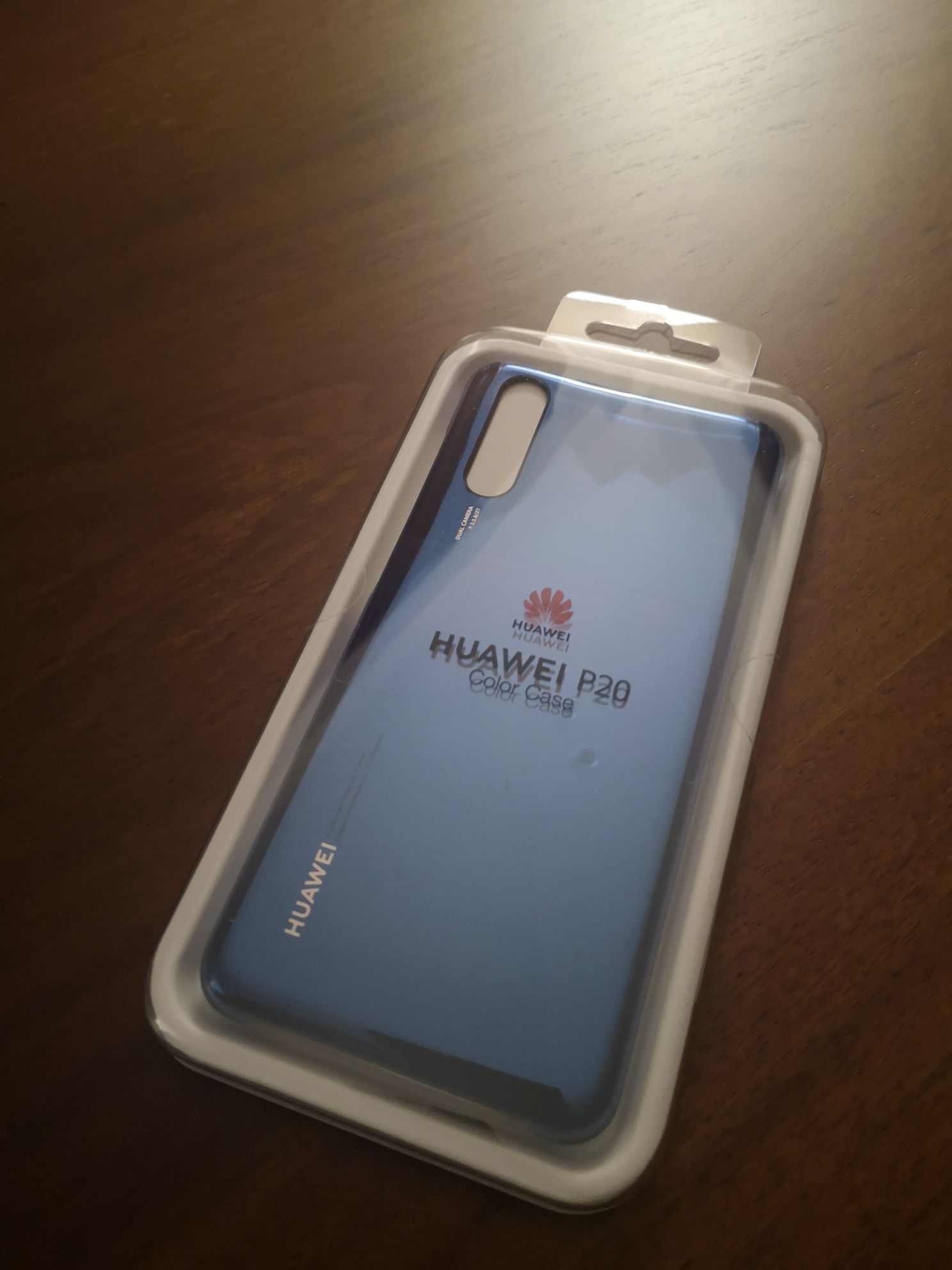 Capa oficial azul Huawei P20