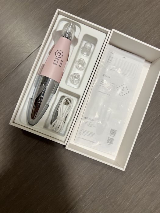 InFace odkurzacz peeling do wągrów kolor różowy Nowy