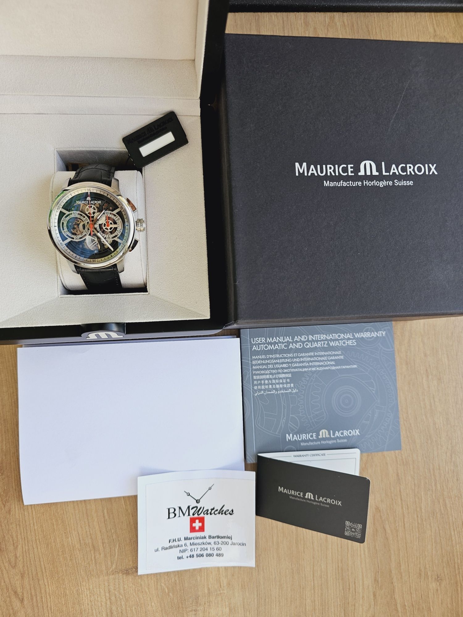 Maurice Lacroix Masterpiece Chronograph Skeleton MP6028