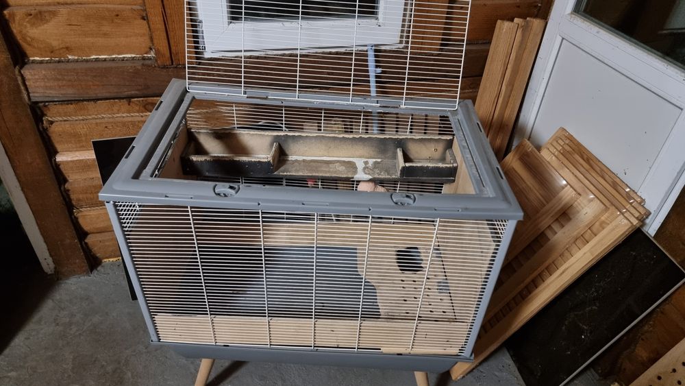 Клітка для шиншили, кролика, хомячка