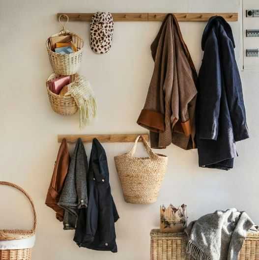 Koszyk wiszący z juty TOLKNING Ikea