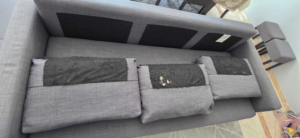 Sofá-cama, 3 lugares,HOLMSUND