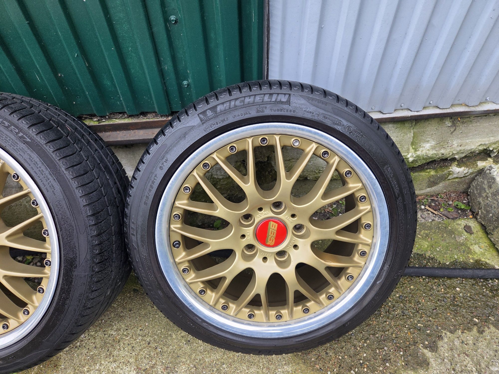 Alufelgi 17 bbs RS 8j+opony