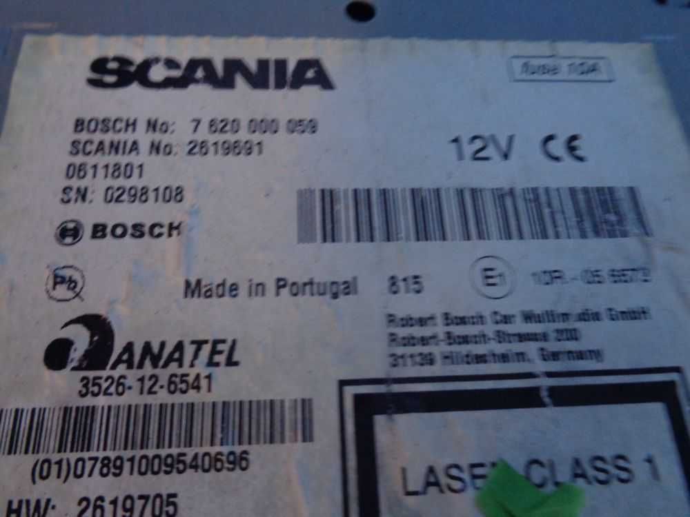 Radio Nawigacja NAVI SCANIA R Streamline