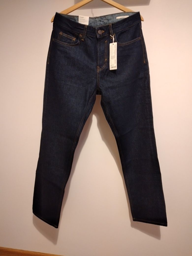 nowe ESPRIT premium 30/32 męskie prosta nogawka jeansy spodnie dżinsy