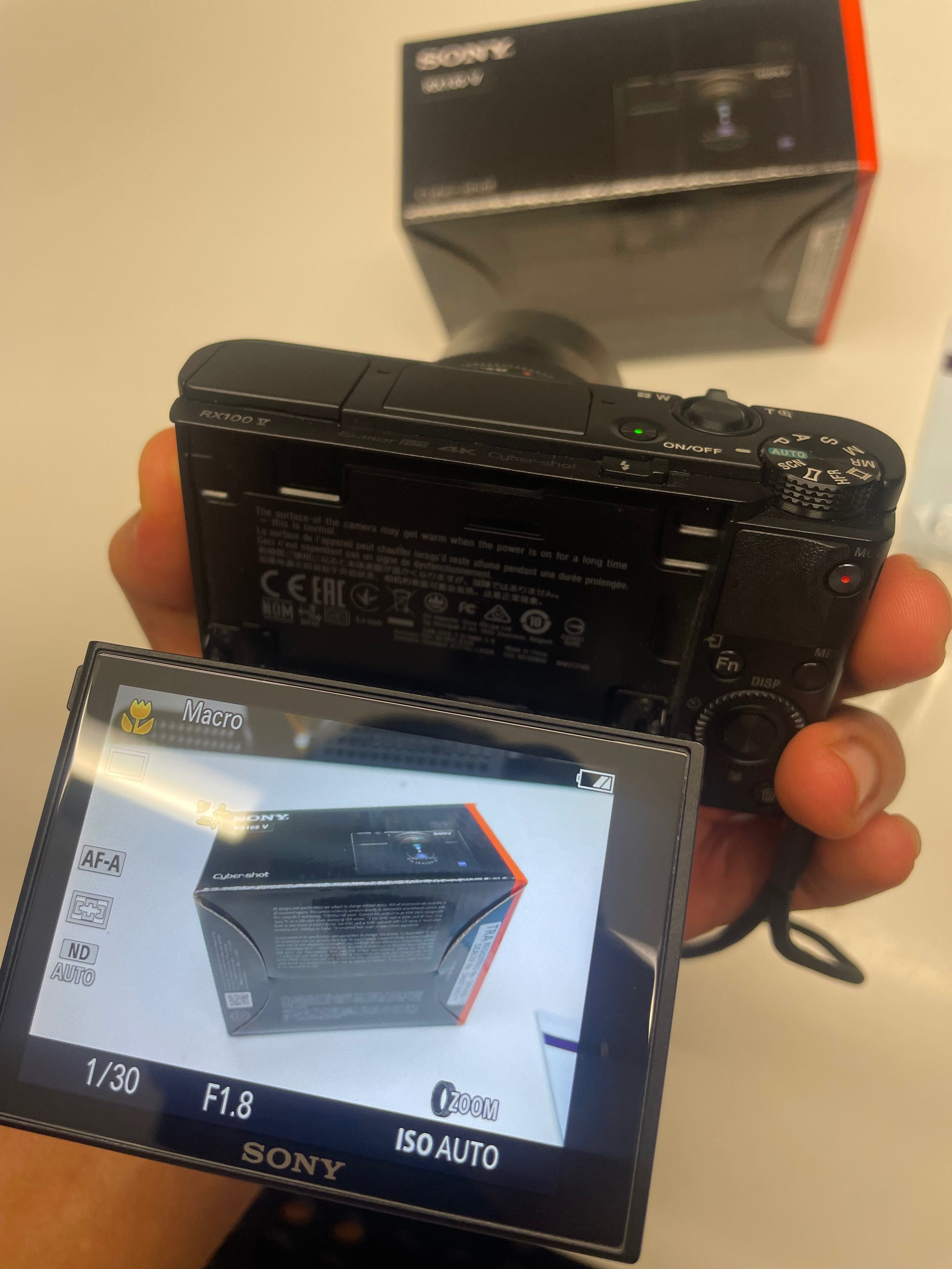 Sony RX100 Mark V Muito Pouco Uso