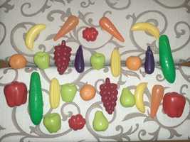 Іграшковий набір овочей та фруктів